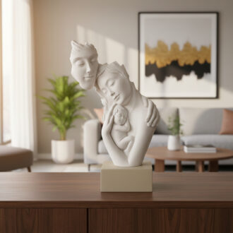 Scultura Famiglia Face Bongelli