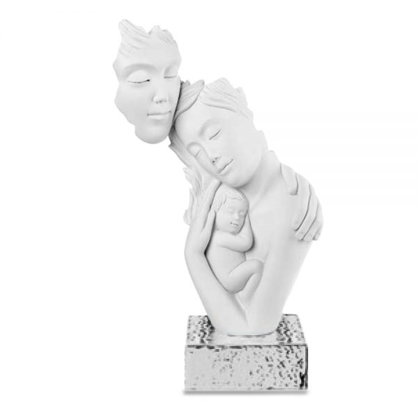 Bongelli – Scultura Famiglia Base Argento