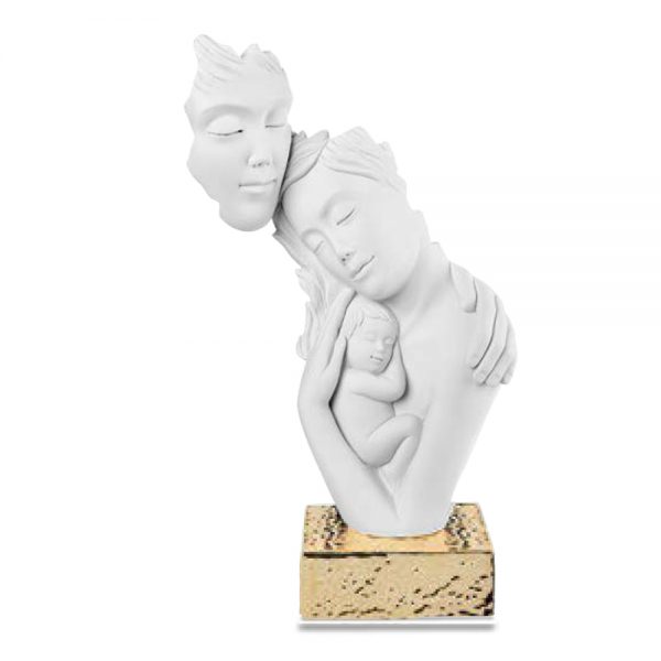 Bongelli - Scultura famiglia Base Oro