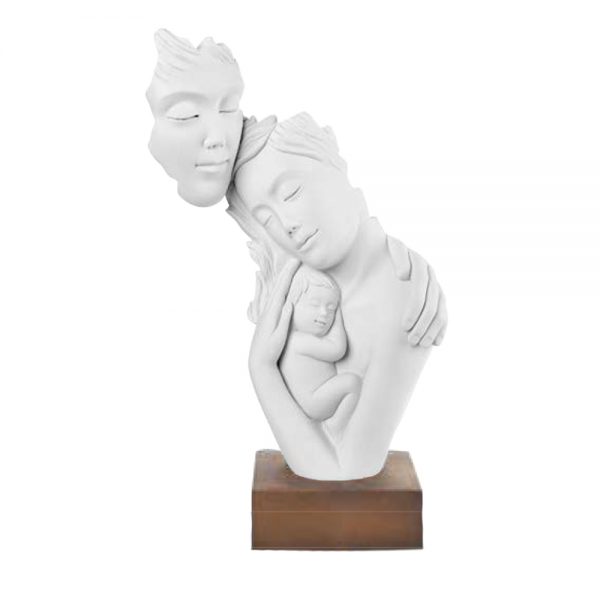 Bongelli – Scultura Famiglia Base Ruggine