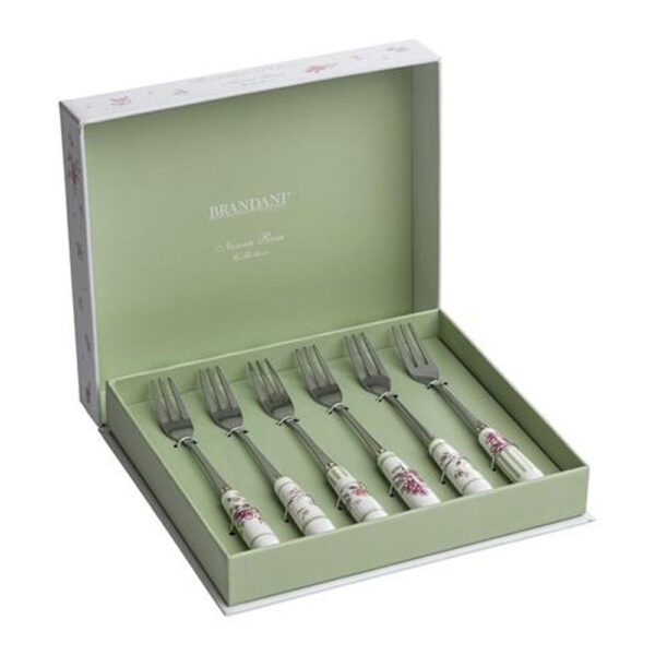 Brandani - Forchettine Nonna Rosa Set da 6