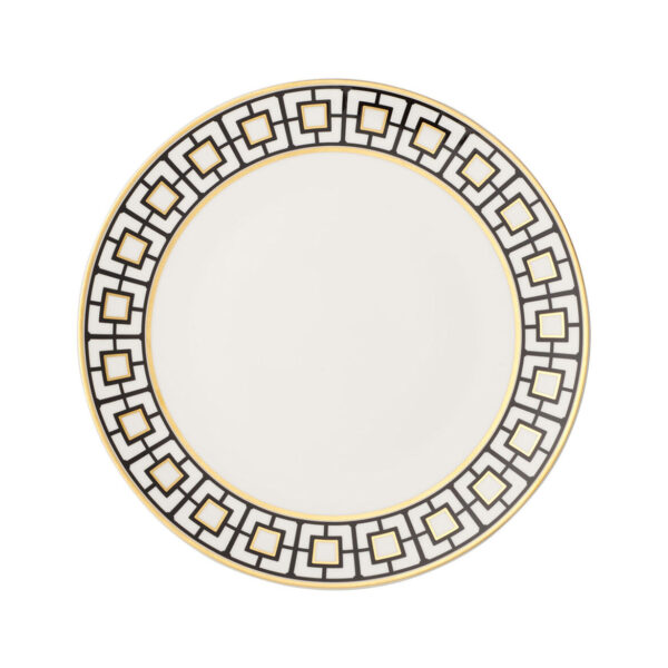 1046522640 1046522620 1046522700 Servizio Piatti bianco nero della Linea MetroChic del brand Villeroy & Boch in Porcellana Bone Premiun, Scopri tutta la linea su Natalia Celiento Store.