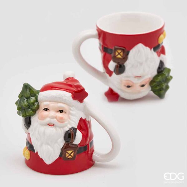 Tazza babbo natale con lanterna rovescio EDG