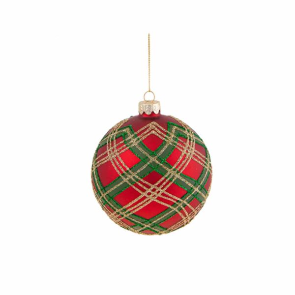 palla decorazione tartan brandani