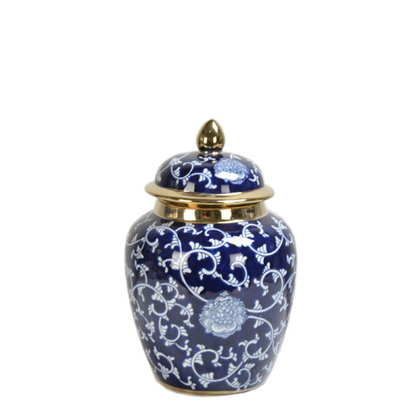 vaso jar blu fancy