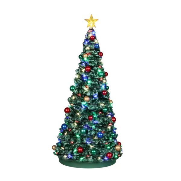 albero di natale con decori lemax