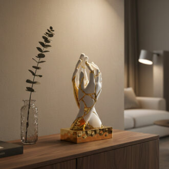 Scultura Mani Crepate Bongelli