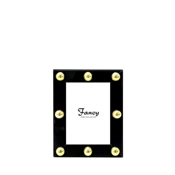 Fancy - Cornice Nera e Oro 19x24