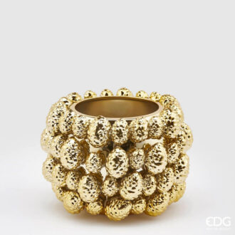 Vaso Chakra Pigne Oro H.18