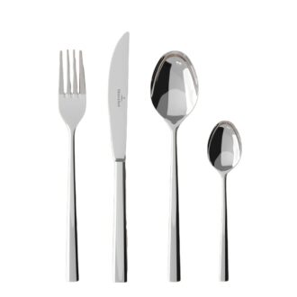 1262649003 Servizio Tavola set 24 pezzi posate della Linea Piemont del brand Villeroy & Boch in acciaio inossidabile