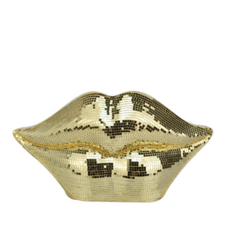 Decorazione Labbra Oro