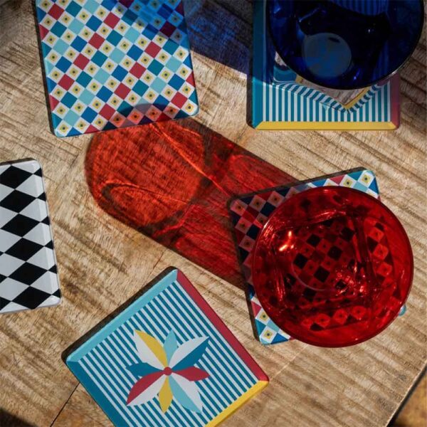 Vesta - Sottobicchieri Quadrato Decor - immagine 3
