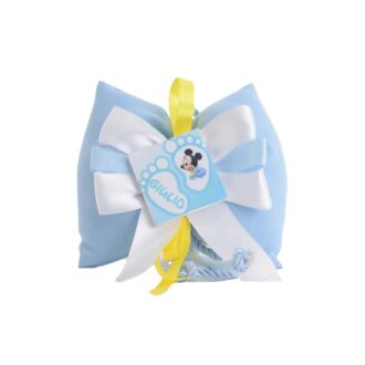 sacchetto fiocco azzurro Mickey Aeffe
