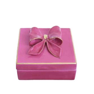 scatola con fiocco dea capodimonte amarena