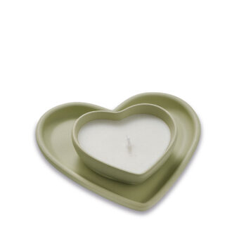 Candela Piattino Cuore