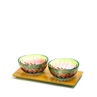 Antipastiera Vetro Rainbow Crystal