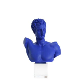 Busto Hermes Blu Cobalto