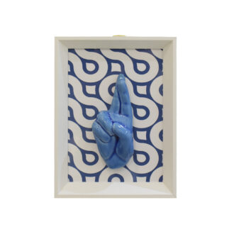 Quadretto Mano Fortuna Blu