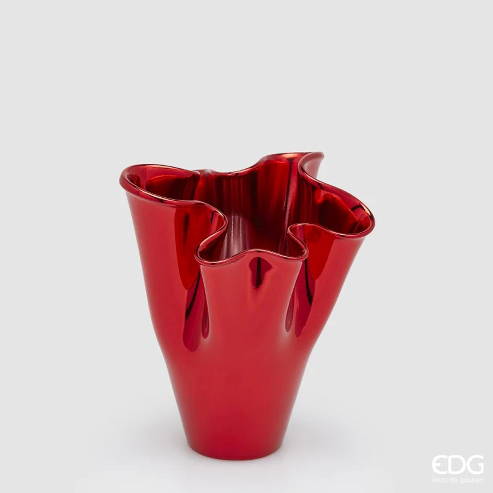 vaso drappo nida rosso EDG