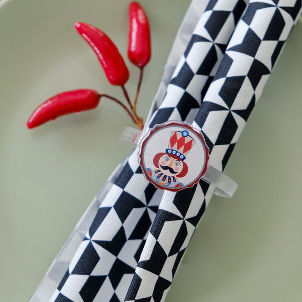 Set 6 allaccia tovaglioli fiaba vesta