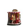 negozio babbo natale con led musica e movimento Brandani