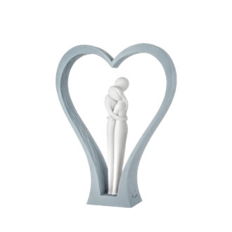 statuina cuore abbraccio Bongelli carta da zucchero