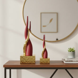 Corno rosso Intrecciato base oro Bongelli