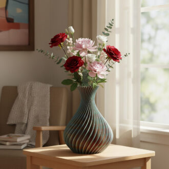 Vaso Spirale Diamante Melaverde