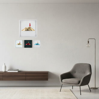 Quadretto Bongelli con Vesuvio