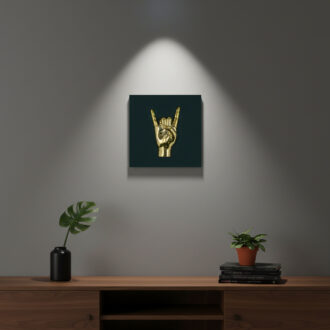 Quadretto mano Corna Scaramanzia Bongelli