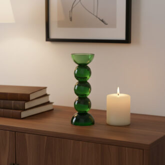 Candeliere Bougeoir Tre Boules Fancy