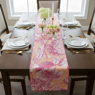 Runner Toile Fucsia Tono Su Tono