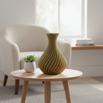 Vaso spirale multicolore Melaverde