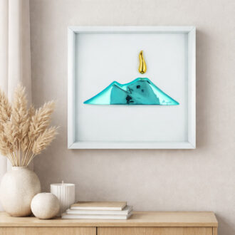 quadro Vesuvio azzurro Bongelli