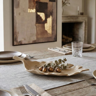 Centrotavola Foglia Garpe