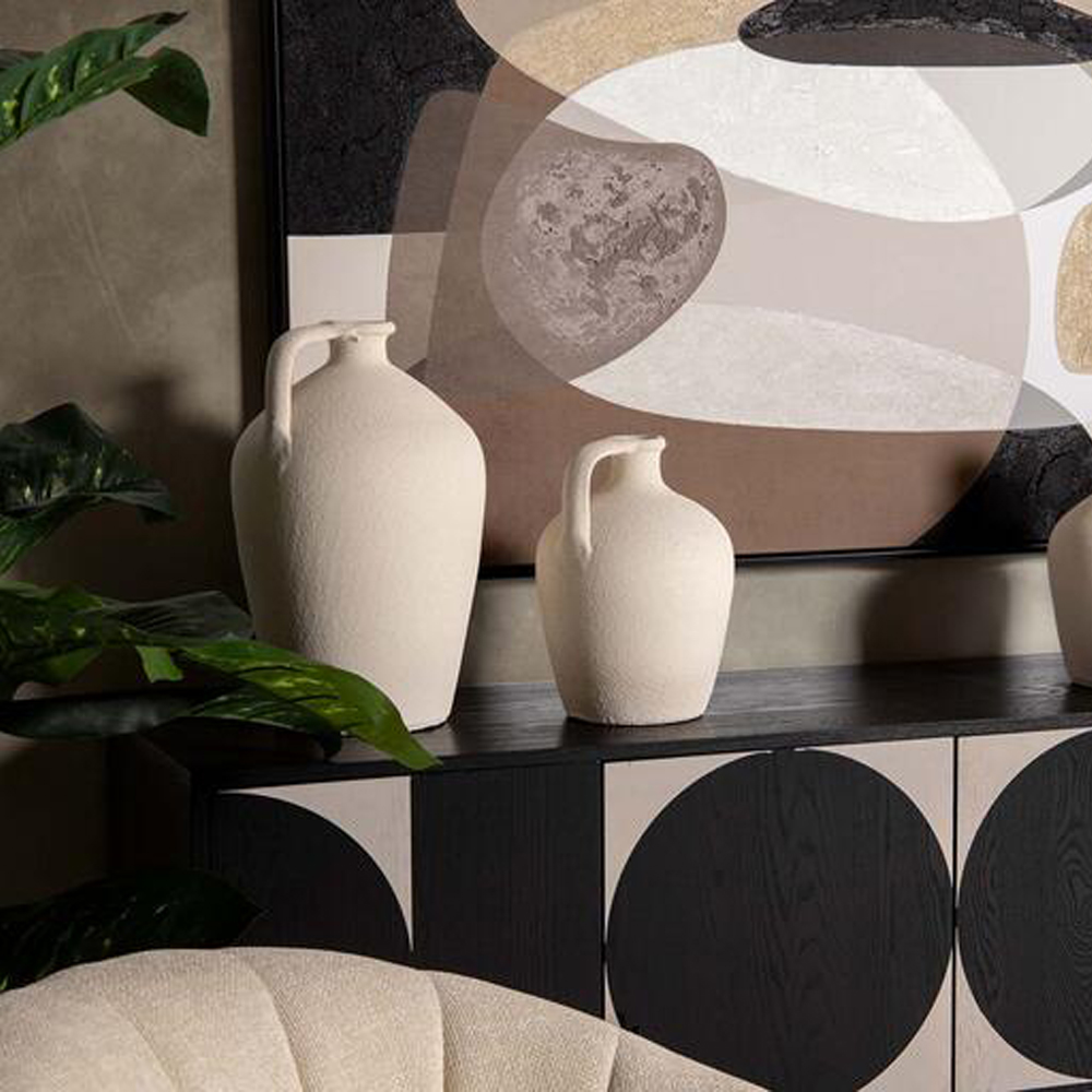 Vaso In Ceramica Beige Gape