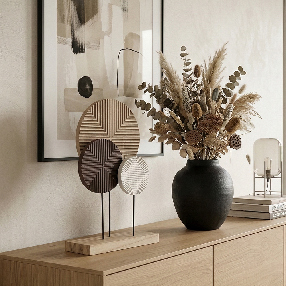 Decorazione Natural Black Wood Garpe