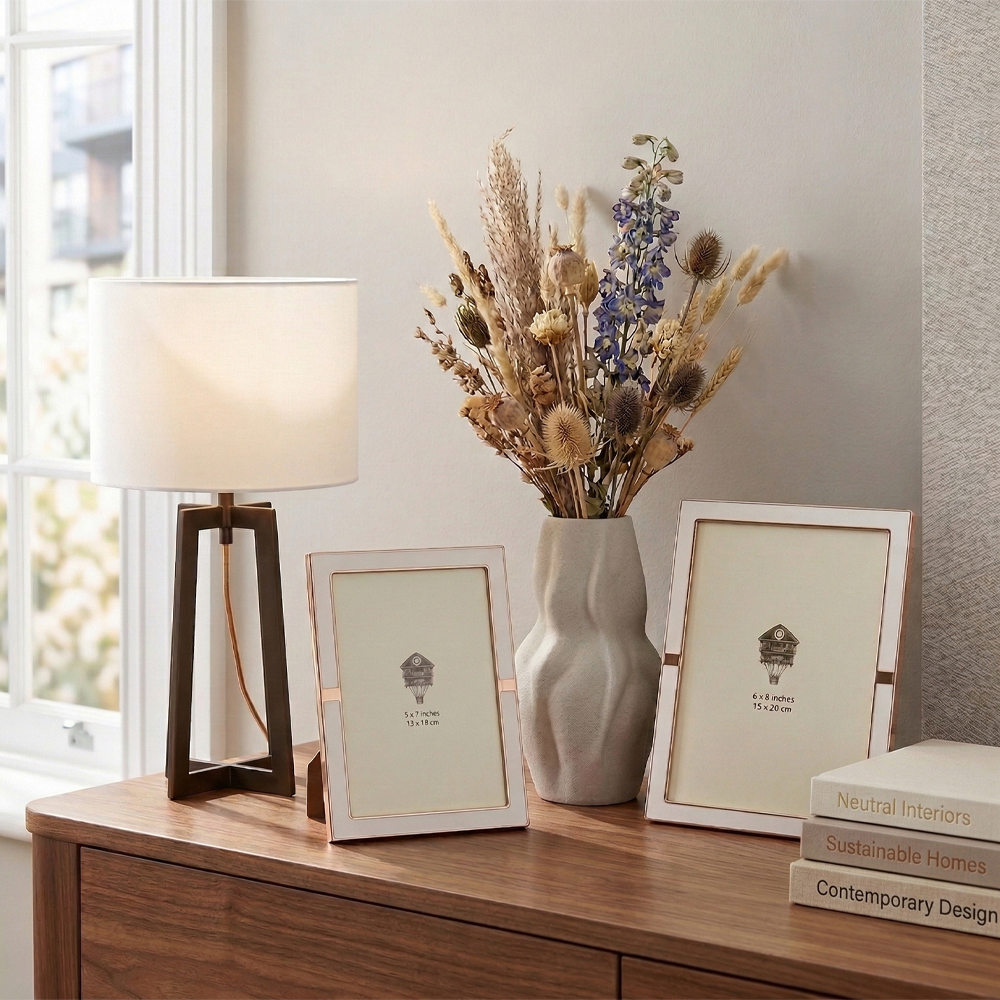 Cornice Bianca e Oro Garpe