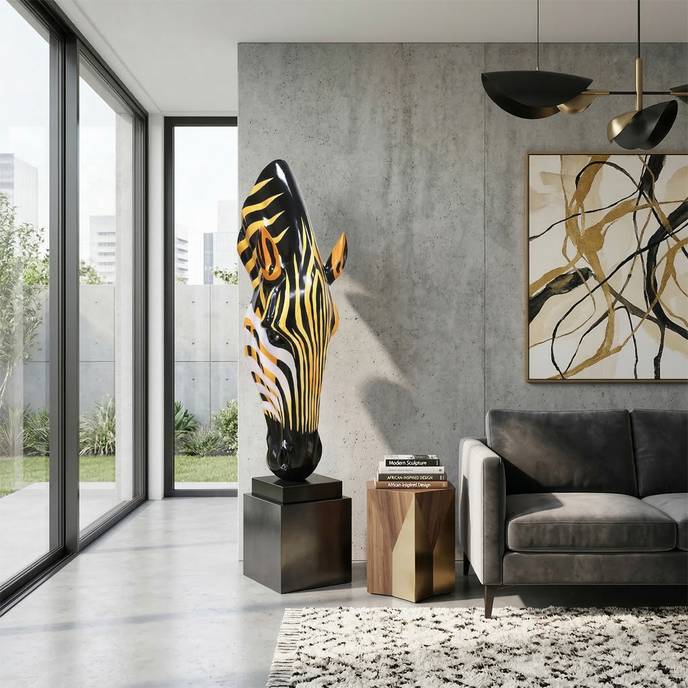 Scultura ZebraKopf