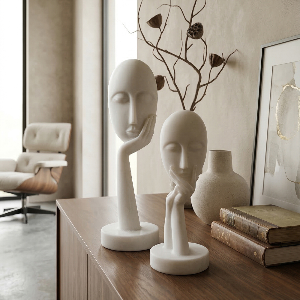 scultura Volto Light & Living