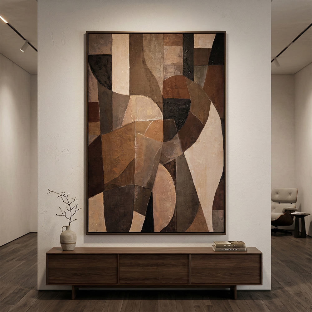 Tela Astratta Toni Terra Garpe