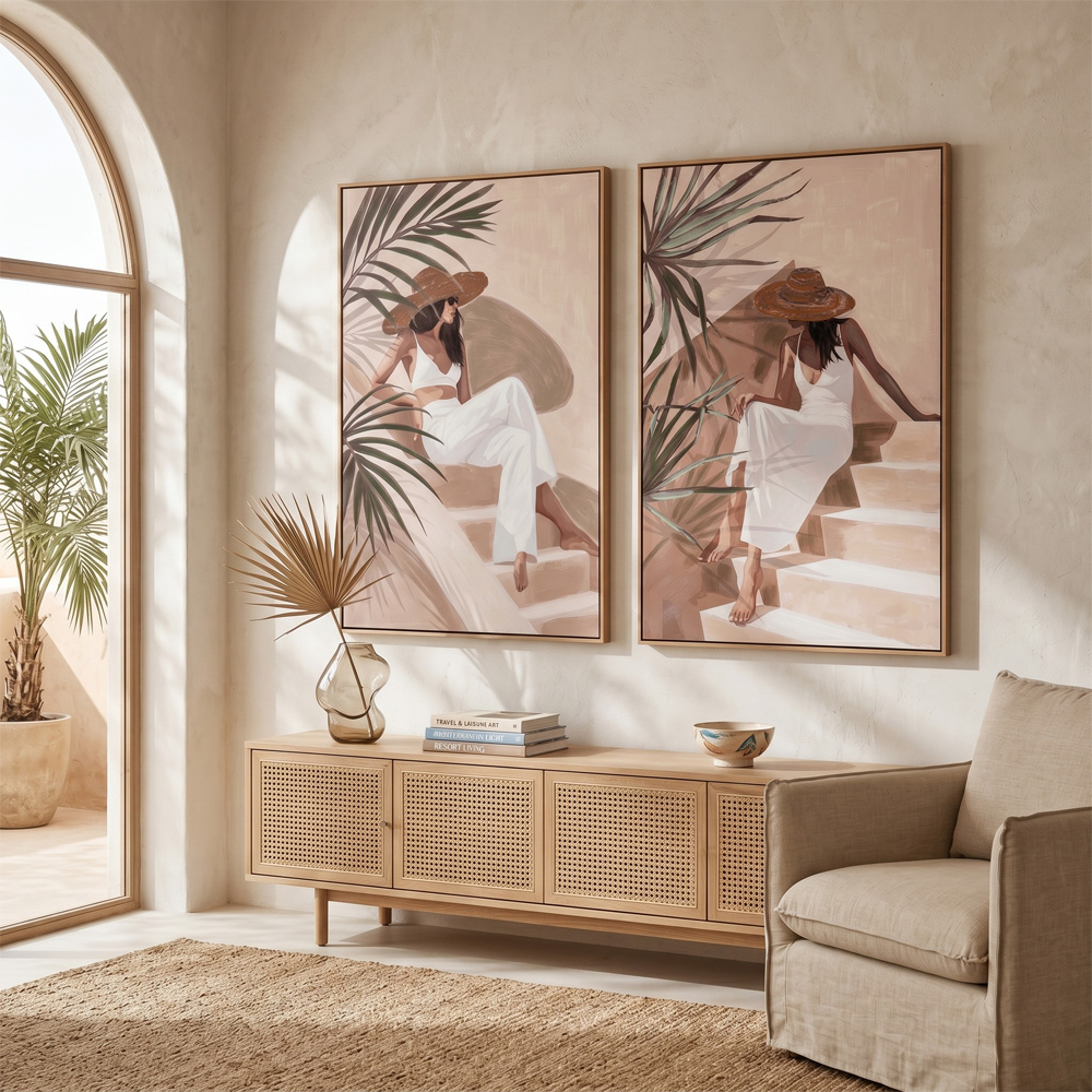 QUADRO DONNA 80% DIPINTO A MANO 80X4X120 CM CM Garpe