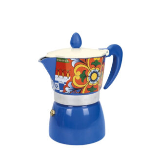 Caffettiera Rosalia Blu Brandani