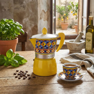 Caffettiera Filomena Gialla