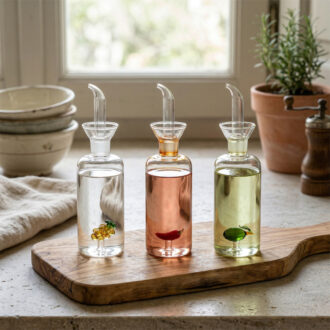 Oliera Vetro Decori Assortiti Brandani
