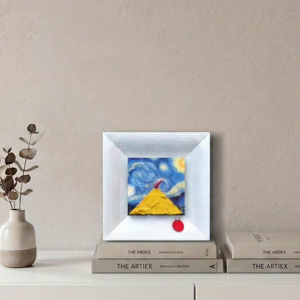 Quadro Vesuvio Notte Stellata Allerìa