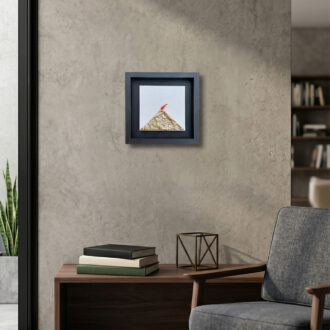 Quadretto Vesuvio nero e Bianco Allerìa