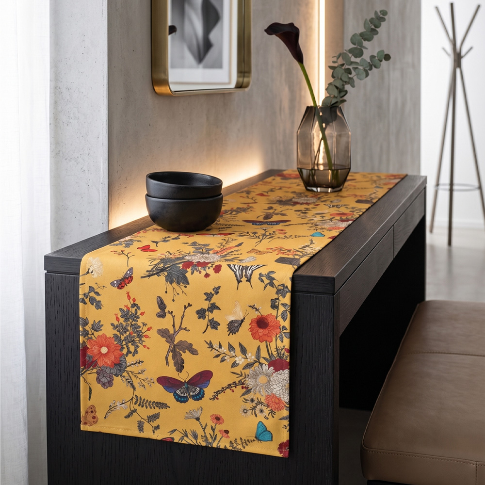 Runner Giallo Fantasia Fiori