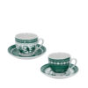 set 2 tazzine caffè Tuka Verde Brandani