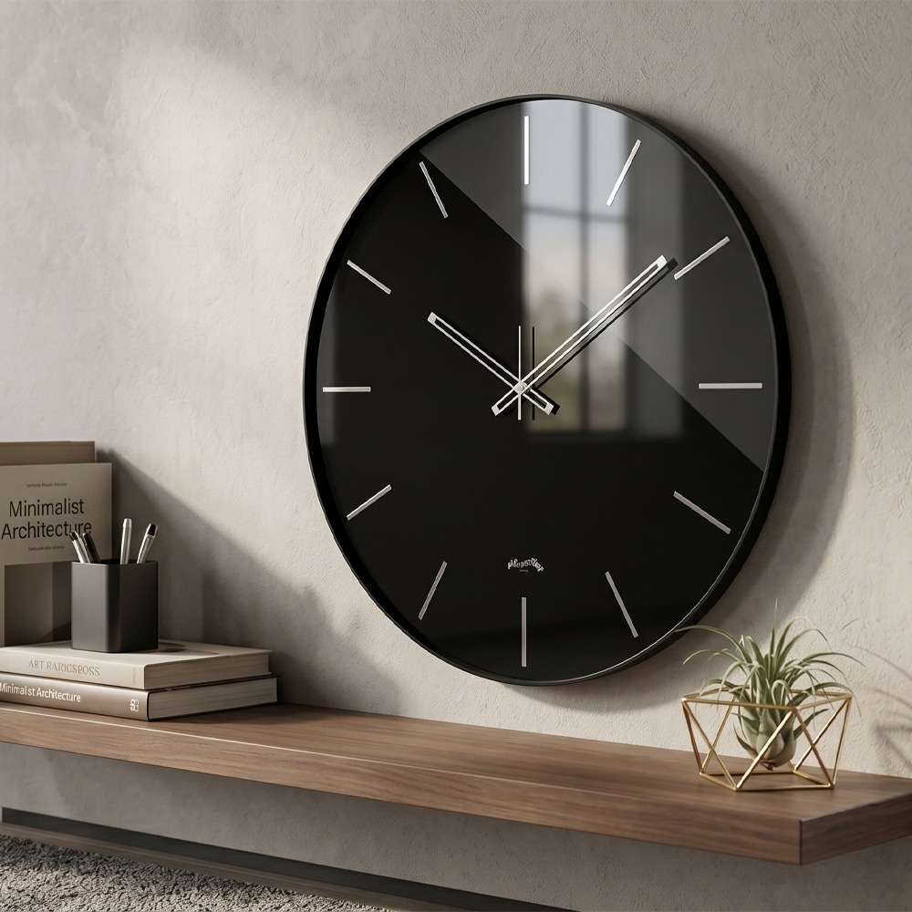 Orologio da parete Giotto Nero